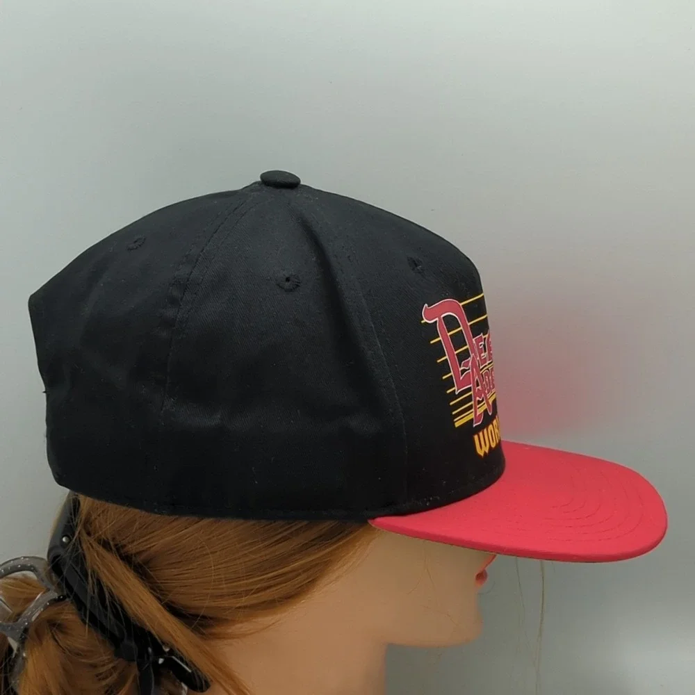 Mishka NYC x Death Adders Executioner MNWKA Snapback Hat Cap Black Red RARE